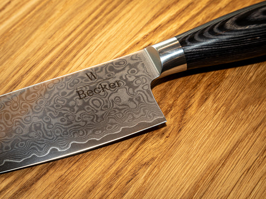 Japanisches 8 Zoll Damast Messer WBecker